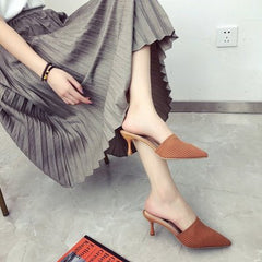 Pointed stiletto sandals