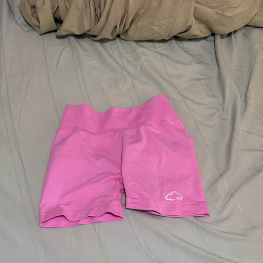 Cloud Activewear - Seamless Shorts Blue Pink - Mubimart
