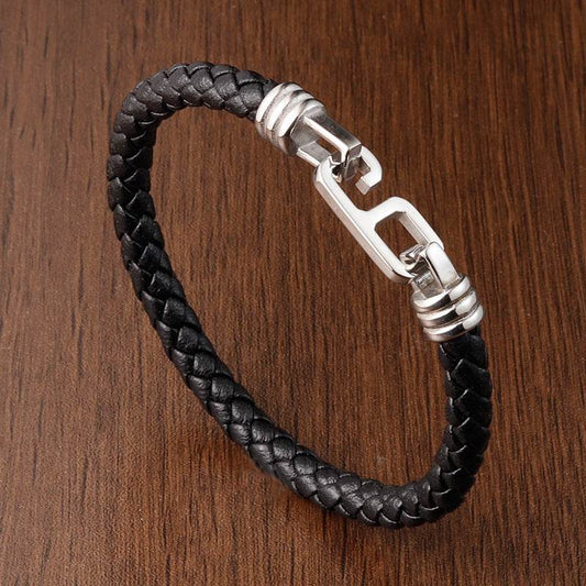 Fashion Personality Leather Bracelet Men - Mubimart
