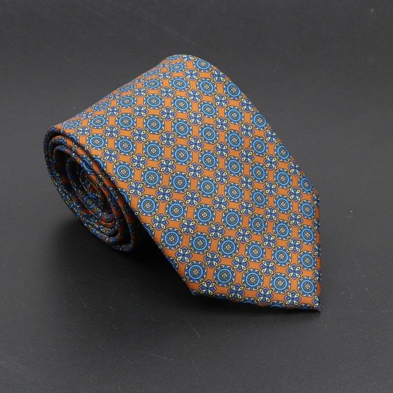 Super Soft Bohemian Silk Ties Men's Fashion 75mm Necktie - Mubimart