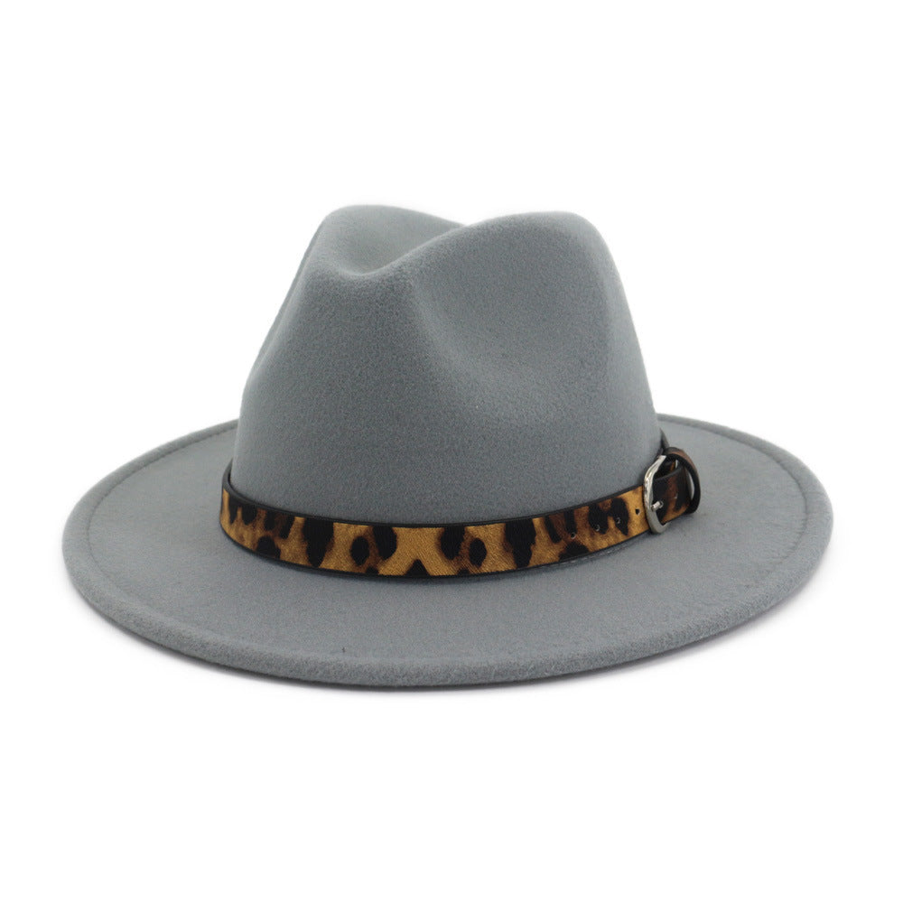 Fedora hoed luipaard print hoed