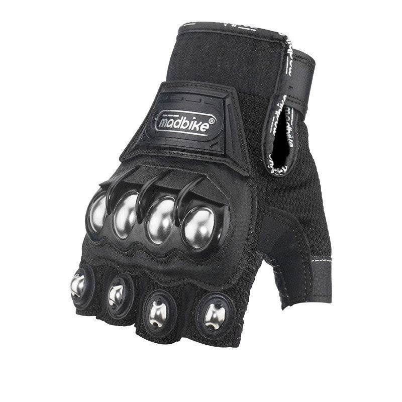 Madbike Gloves Motorcycle Half Finger Gloves - Mubimart