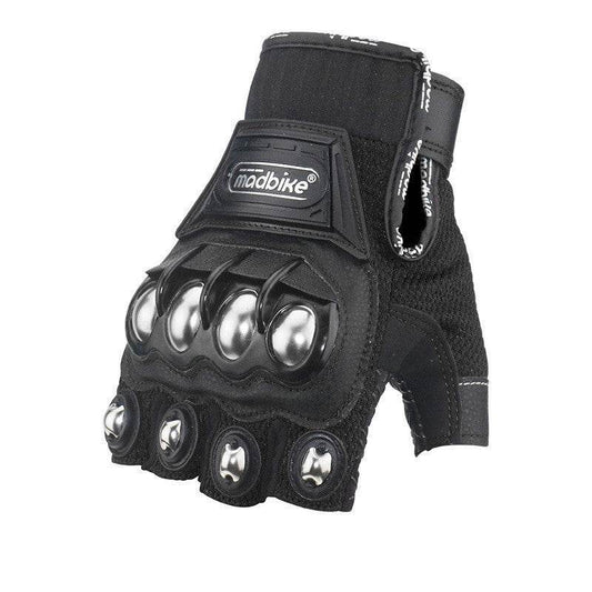 Madbike Gloves Motorcycle Half Finger Gloves - Mubimart