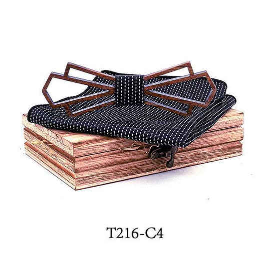 Wooden bow tie - Mubimart