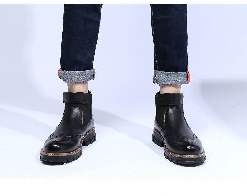 Martin boots platform boots retro ankle boots - Mubimart