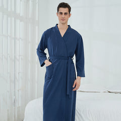 Couple Robes Sleepwear Women Men Loungewear Bathrobe - Mubimart -  