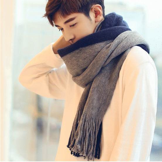 Men Scarves Can Match Colors Fashion - Mubimart