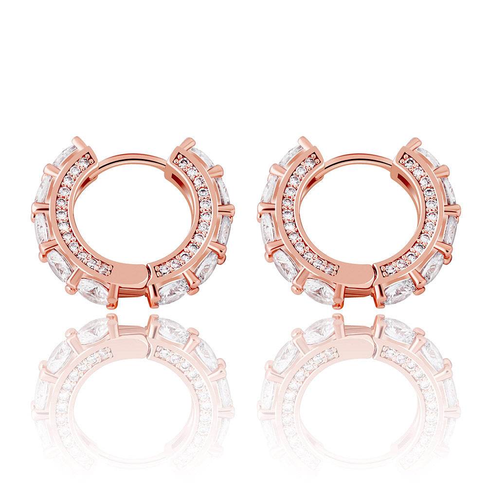 New Huggie hoop earrings - Mubimart