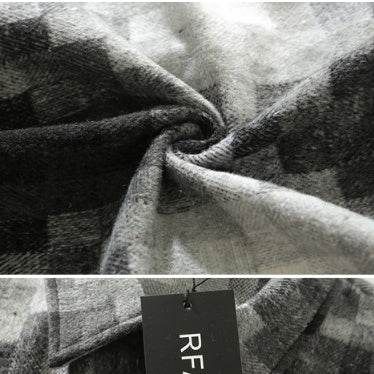 Plaid Shirt Men Loose Shirt Jacket Korean Version - Mubimart