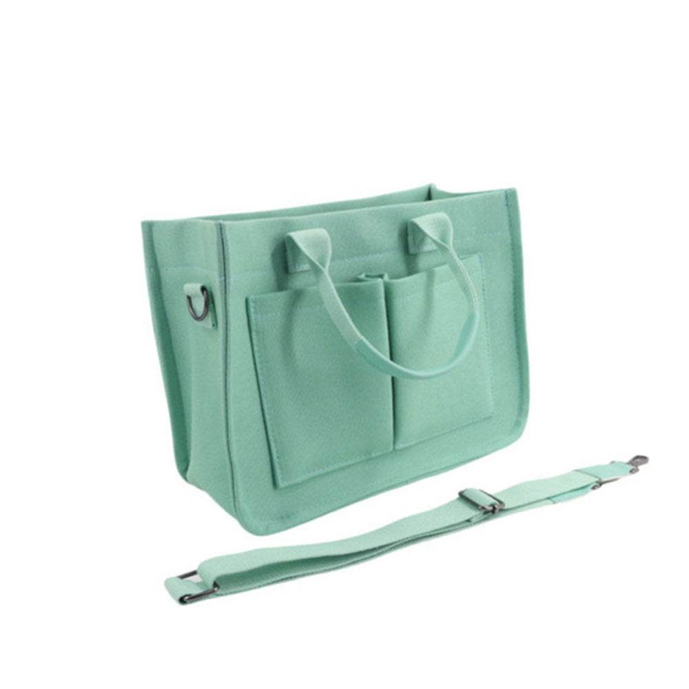 New Large Capacity Canvas Tote Bags For Women Work Commuting Carrying Bag College Style Student Outfit Book Shoulder Shopper Bag - Mubimart