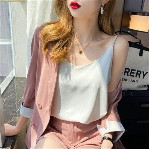 Women's Camisole Loose Bottoming Sleeveless Top - Mubimart