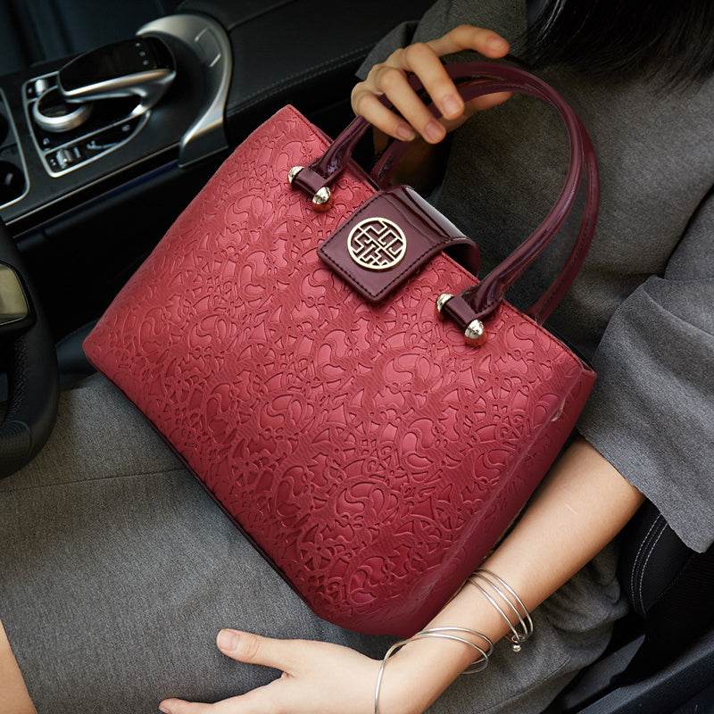 Stylish And Sophisticated Women's Satchel For Mom - Mubimart
