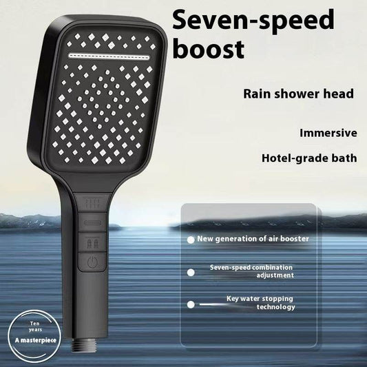 Handheld Rain Supercharged Shower Head - Mubimart