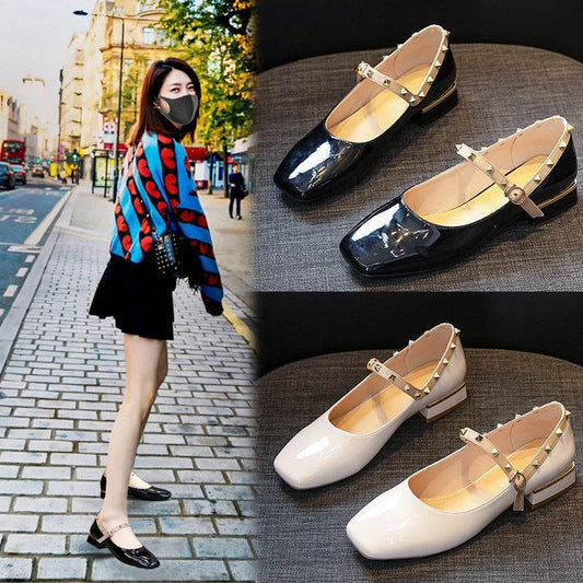 Mary Jane pumps women's flats - Mubimart