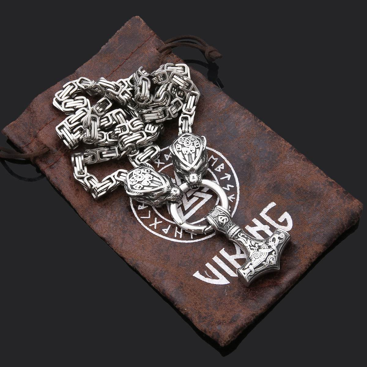 Stainless Steel Pendant Necklace For Men - Mubimart