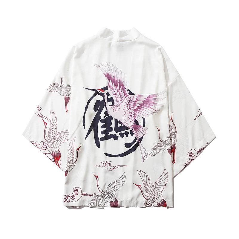 3/4 sleeve shirt jacket - Mubimart