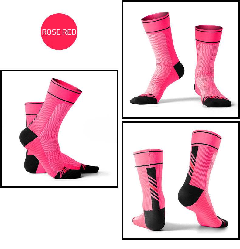 Male and female compression cycling socks - Mubimart