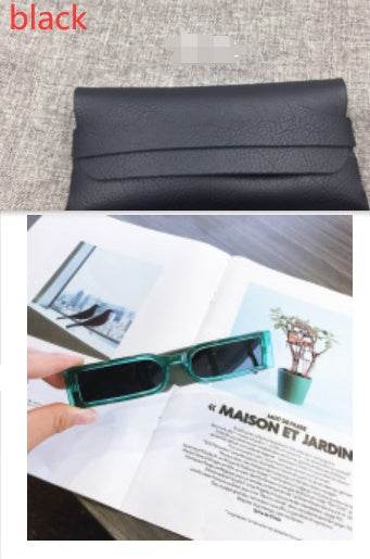 Rectangle Frame Fashion Sunglasses Women Hippie Vintage Designer Wholesale Bulk Shades Glass For Men And Women - Mubimart