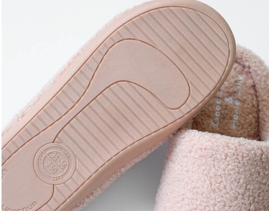 Winter cotton slippers women indoor home - Mubimart