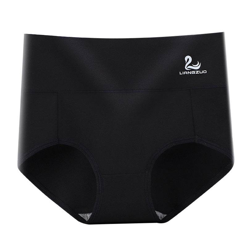 Popular High Waist Pure Cotton Women''s Underwear Swan Belly Warm Palace Large Mm Graphene Antibacterial Crotch Briefs - Mubimart
