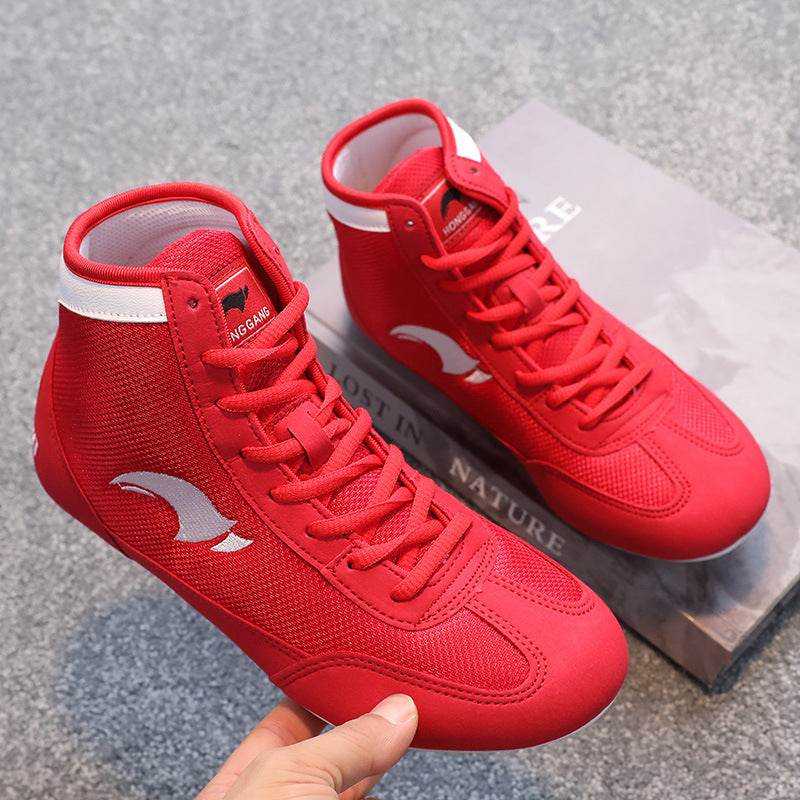 Wrestling Shoes Men And Women Training Boxing Shoe - Mubimart
