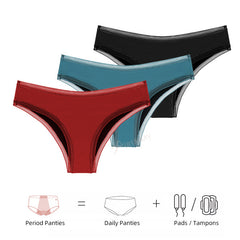 Women's 4-layer Sexy Lace Leak-proof Safety And Hygiene Panties - Mubimart -  