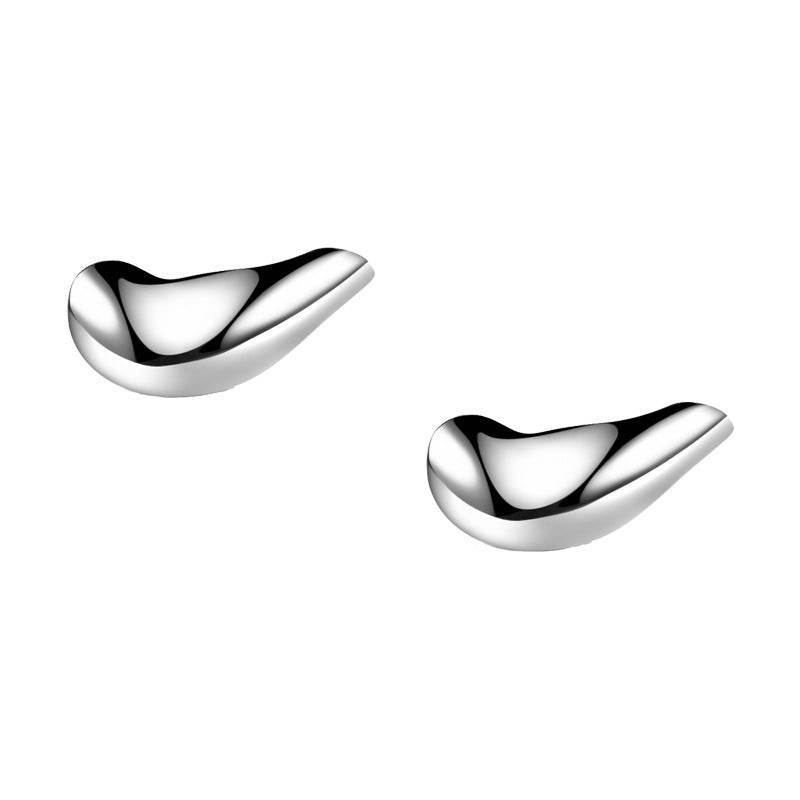 3D Stereoscopic Punk Earring Stud For Men Gold Color Korean Style Earring Unusual Anti-allergy - Mubimart