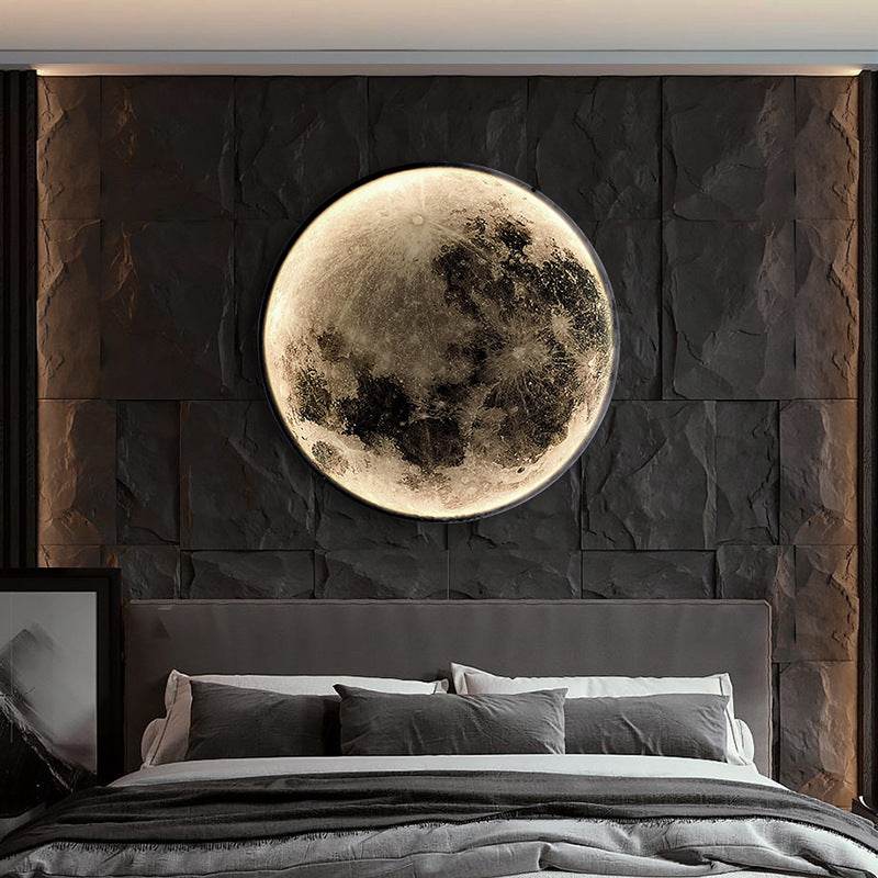 Bedroom Bedside Moon Wall Lamp - Mubimart