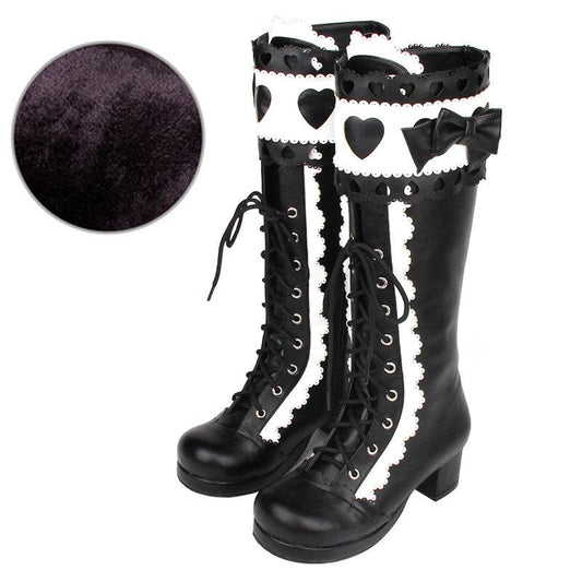 Tall Lolita Princess Boots - Mubimart