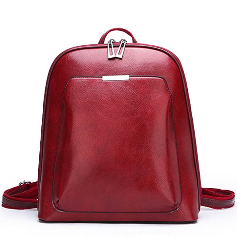 Backpack women fashion pu backpack - Mubimart