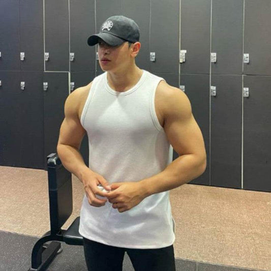 Quick Dry Undershirt Fashion Slim Elastic Solid Color Upper Clothing - Mubimart
