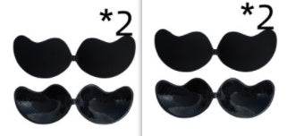 Invisible Push Up Bra Backless Strapless Bra Seamless Front Closure Bralette Underwear - Mubimart