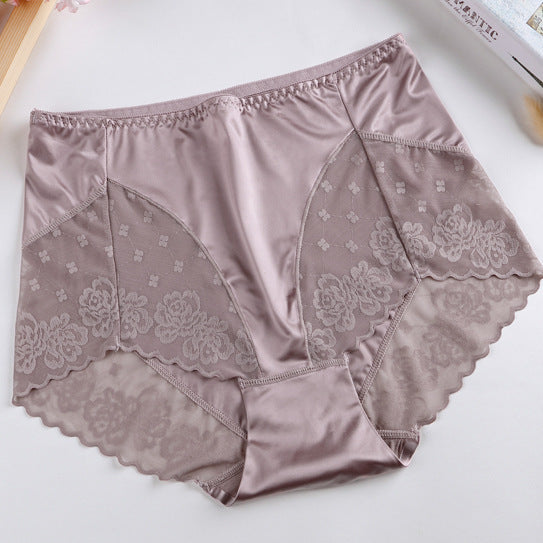 High waist bag hip plus size panties - Mubimart -  