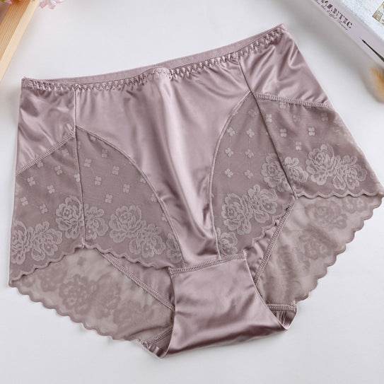 High waist bag hip plus size panties - Mubimart