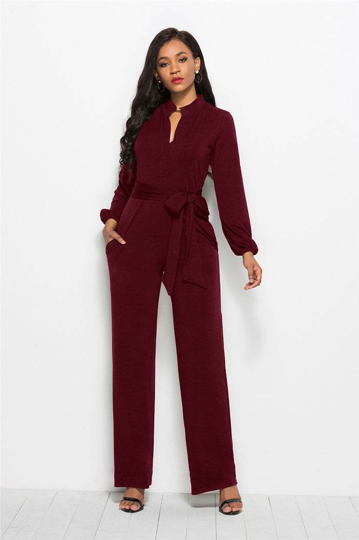 Fat woman plus large size jumpsuit - Mubimart