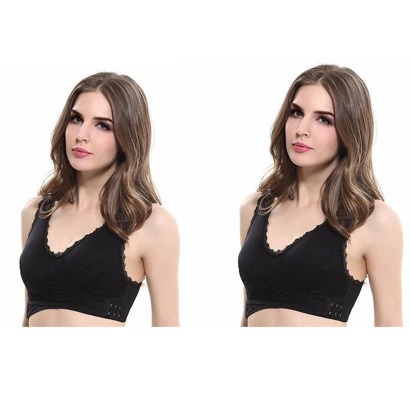 Women's Large Size Lace Bralette Sexy Bra - Mubimart