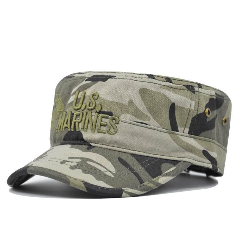 Camouflage military cap flat hat - Mubimart