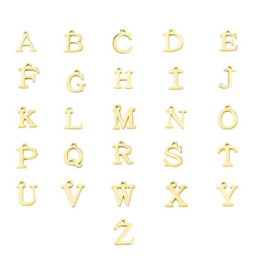 New Letter A-Z Love Knot Bracelets For Women Couple Gold Color Dainty Snake Chain Charm Bracelet Stainless Steel Jewelry Gift Valentine's Day Gifts - Mubimart