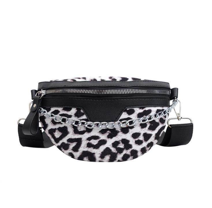 Lady Leopard Print Fanny Pack Europe And America - Mubimart
