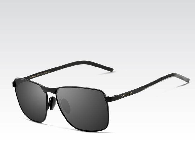 Men's Polarized Sunglasses Square Full Frame Sunglasses - Mubimart