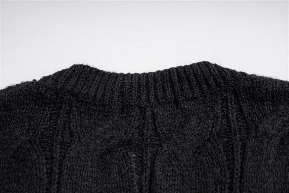Loose Casual Sweater Vest Vest Coat - Mubimart
