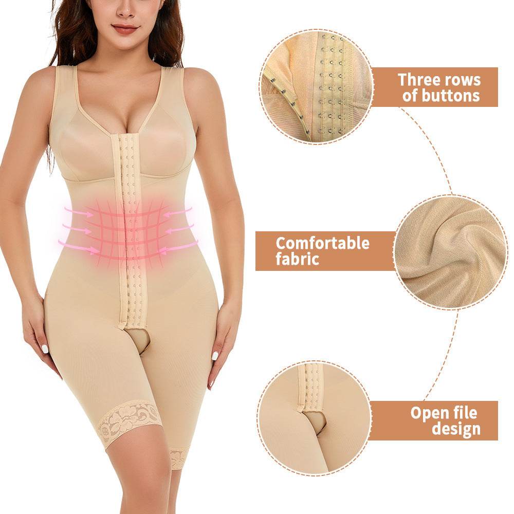 Abdominal Tightening And Buttocks Lifting Bodysuit For Women - Mubimart