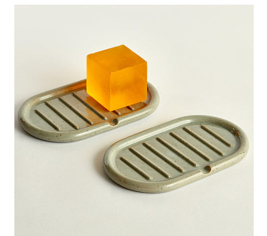 Nordic Morandi Waterproof Soap Dish Household Draining Soap Holder