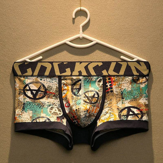 Men's Underwear Boxers Cotton Trendy - Mubimart