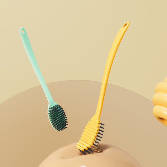 Bending Flocking Toilet Brush Toilet Brush Household Multi-function