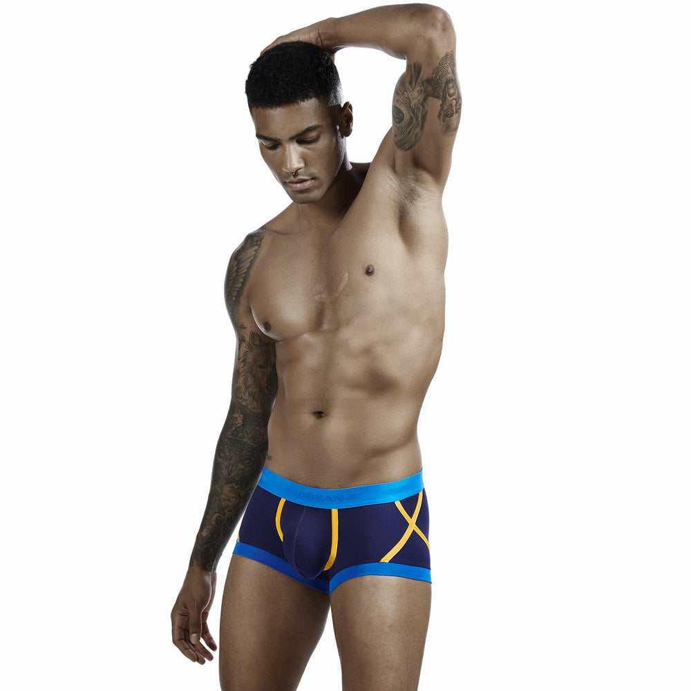 Men's Cotton Boxers Low Waist Panties