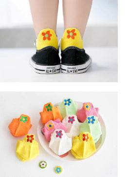 Children's Low-cut Socks Summer Thin Cartoon - Mubimart