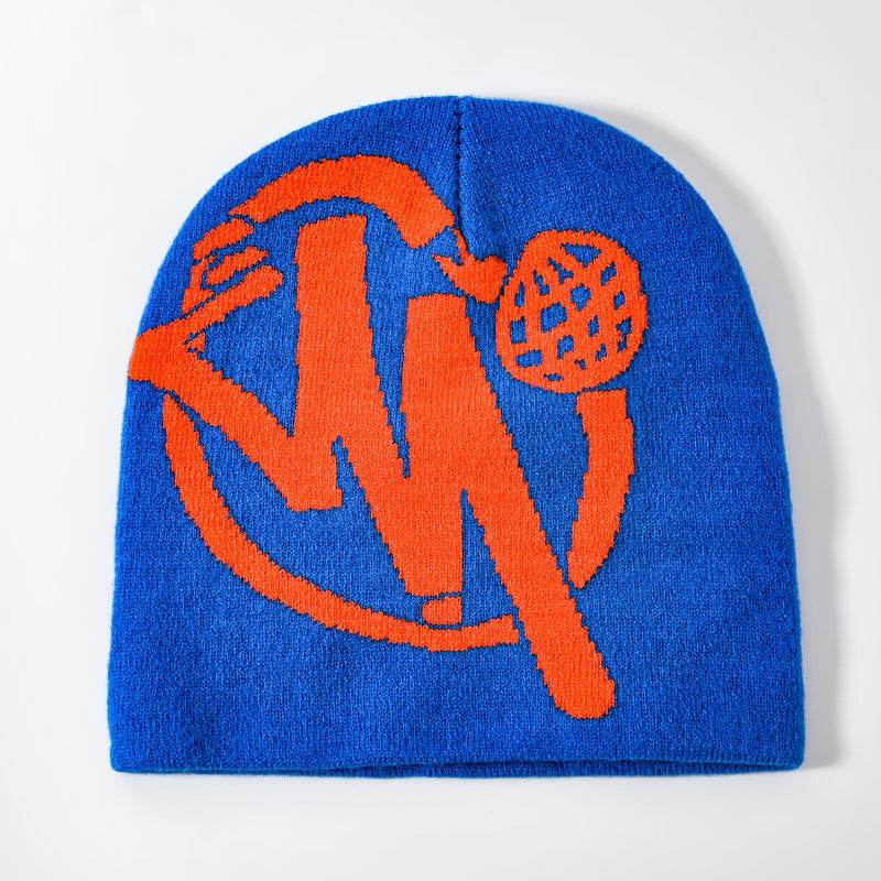 Cap Hip Hop Hat Double Layer Knitted Hat - Mubimart