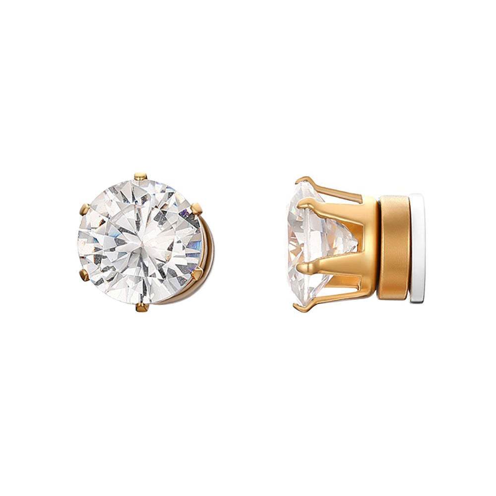 Stainless Steel Stud Earrings For Men Women Unisex - Mubimart