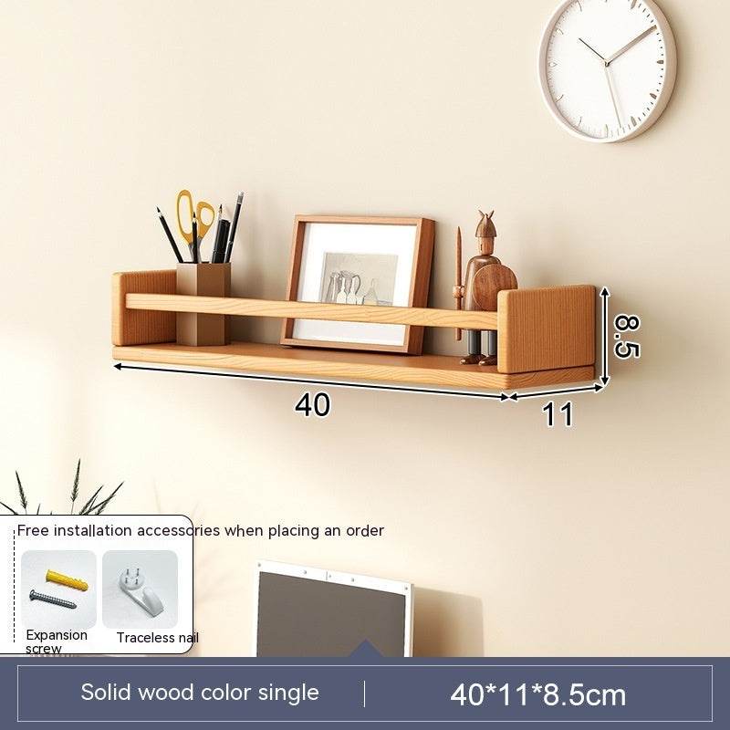 Shelf Partition Wood Board Parcel Shelf Shelf Wall Hanging - Mubimart